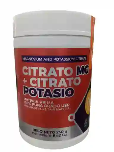 Citrato De Magnesio Mas Citrato De Potasio X 250 Gms Zoi