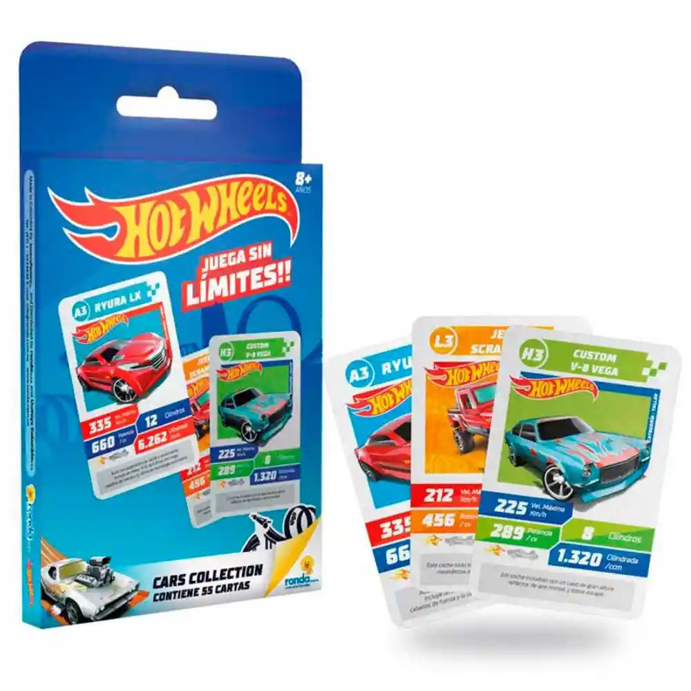 Cartas Hot Wheels Cars Collection Ronda