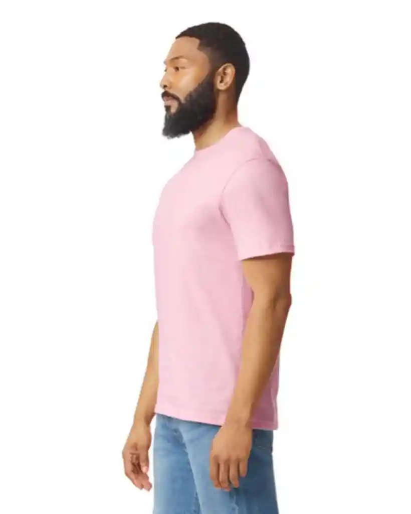 Gildan Camiseta Adulto Ring Spun Palo De Rosa Talla M