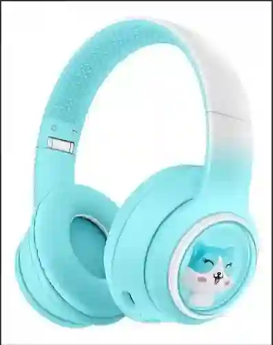 Audifonos Diadema Niños Bluetooth Recargable Muñeco Gato Akz