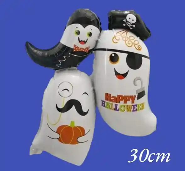 Globo Metalizado Fantasma Pirata (mediano 30cm)