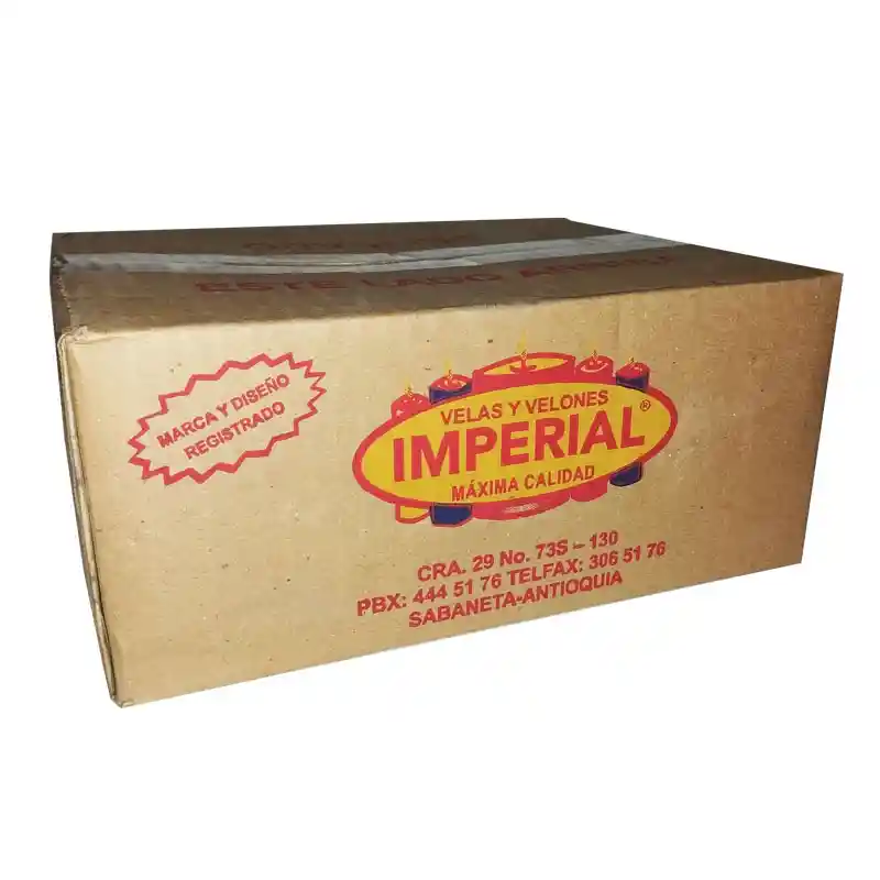 Caja De Vela Lisa 17 Cm