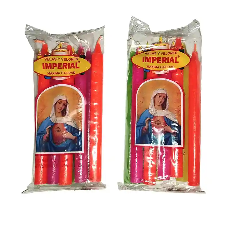 Caja De Vela Lisa 17 Cm