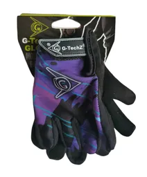 Guantes Para Bicicleta Talla: Xs Niñas Niños Protección Palma - Morado