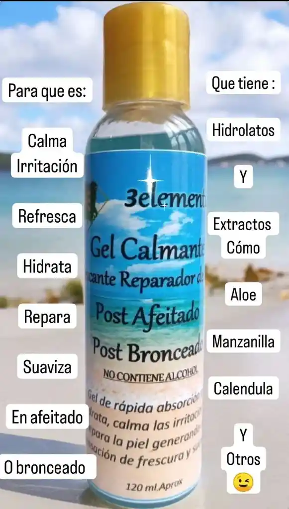 Gel Post Afeitado Y Bronceado