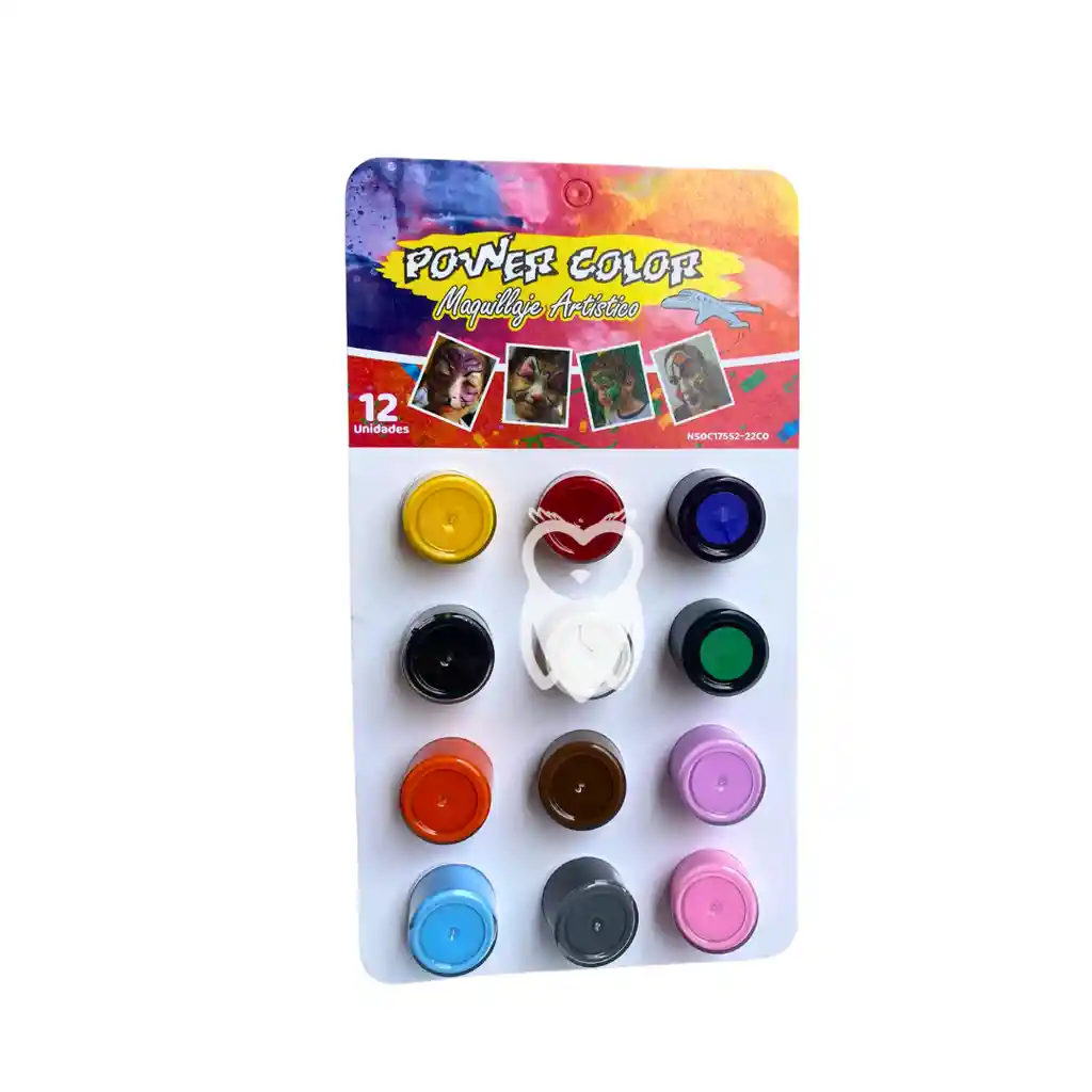 Maquillaje Artistico Primario X 12 Colores