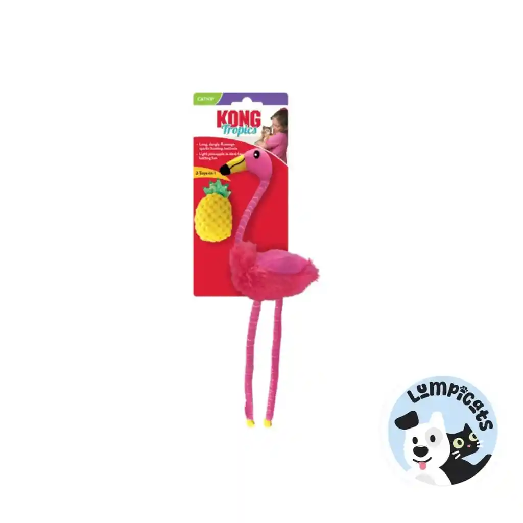 Kong Gato Peluche Tropics Flamingo