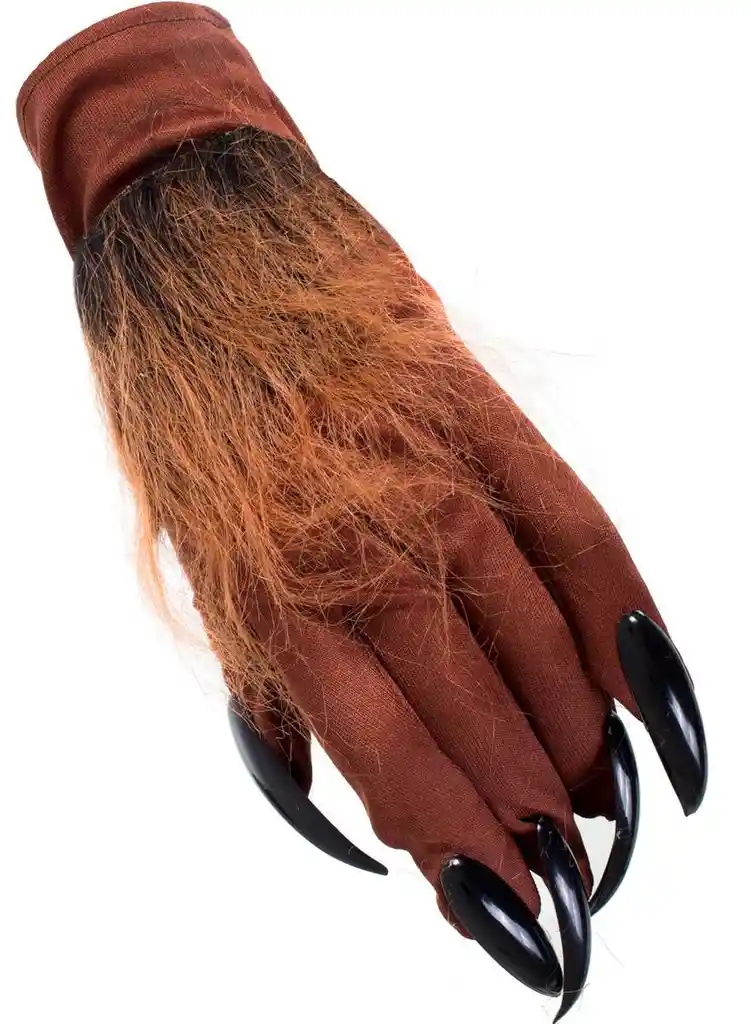 Guantes Hombre Lobo Garras Halloween Disfraz Accesorios