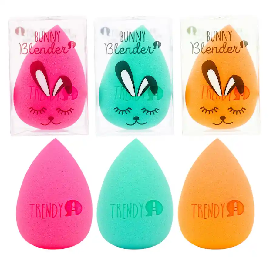 Bunny Blender Esponja Profesional Conejito Surtido Trendy Mzd-s203