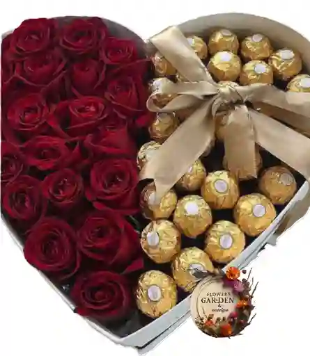 Caja De Rosas Romance Y Delicias