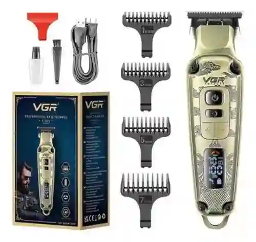 Maquina Patillera Corte De Pelo Inalambrica Vgr V-901 Hombre