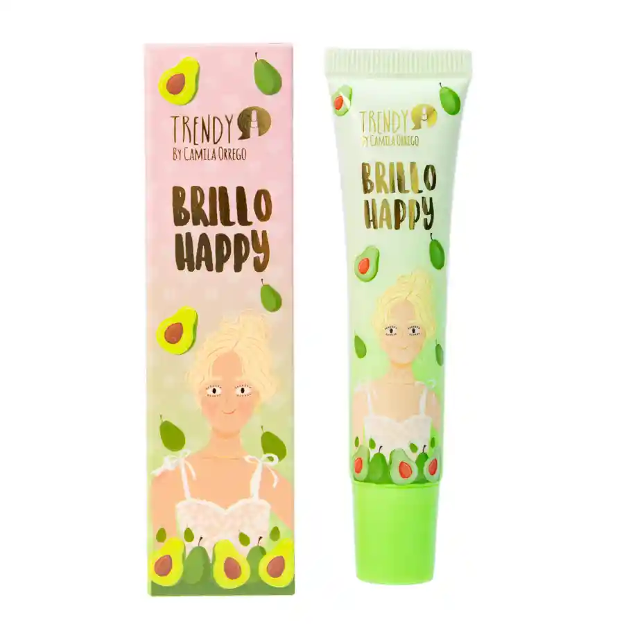 Brillo Para Labios Happy Bht1331 Tono 03 Verde