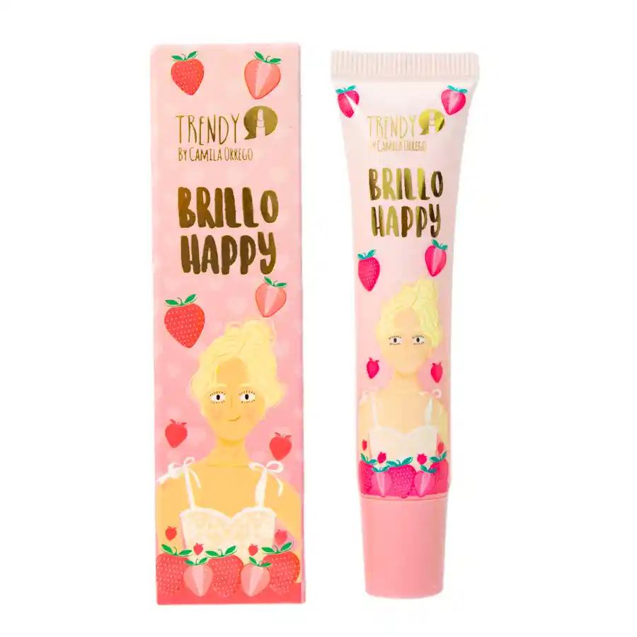 Brillo Para Labios Happy Bht1331 Tono 01 Rosa