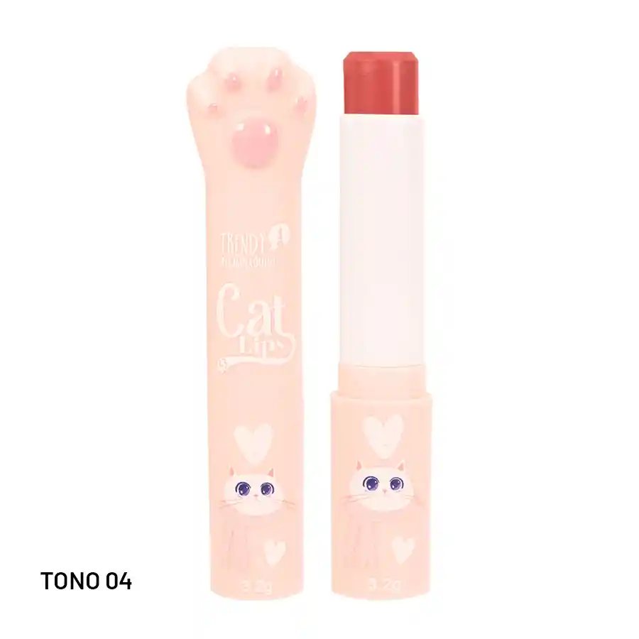 Labial En Barra Hidratante Cat Lips Lcl1577 Tono 04