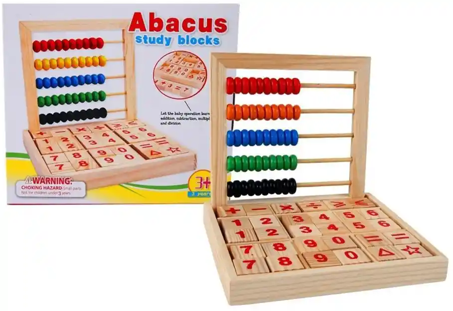 Juguete Caja De Numeros Y Abaco