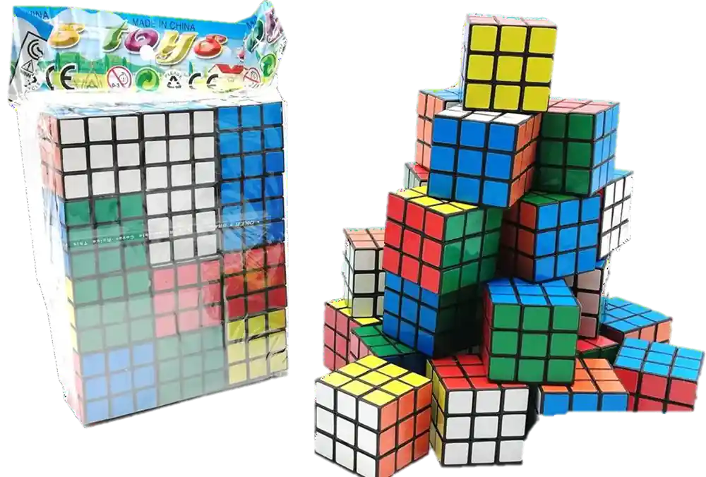 Piñata Juguete Cubo Paquete X 6 Und