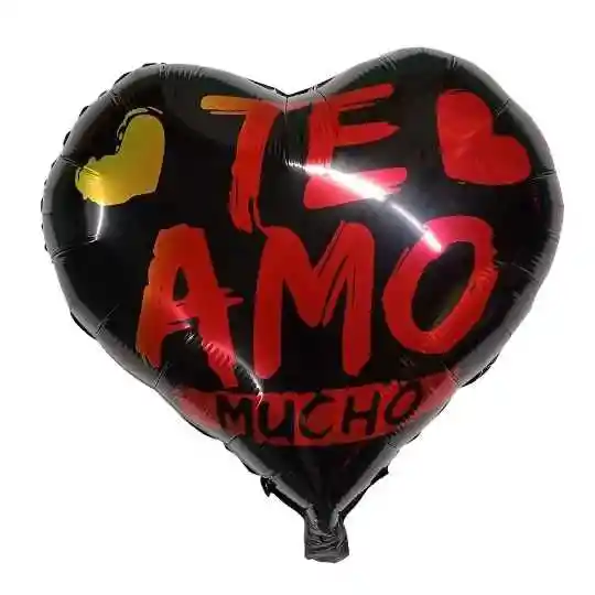 Globo Corazón Te Amo Mucho 32 Pulgadas (sin Inflar)