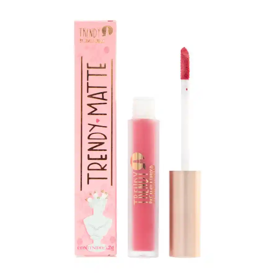 Trendy Labial Matte Nueva Presentacion Lt05 Tono 06