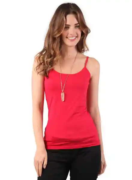 Tank Top Para Mujer Rojo 1 Talla XL