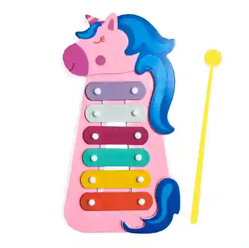 Xilófono Marimba Unicornio Pony Juguete Niños Bebe Musical