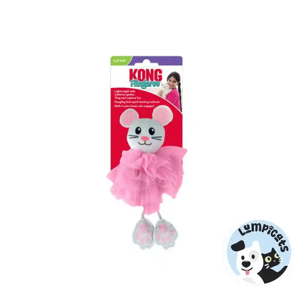 Kong Gato Juguete Flingaroo Tutu - Raton Surtido