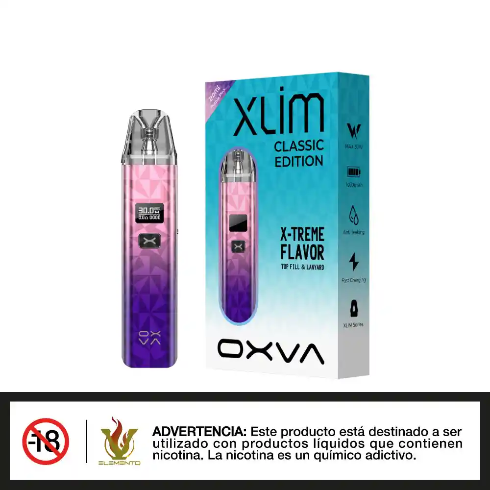 Oxva Xlim Classic Edition Kit - Purple Pink