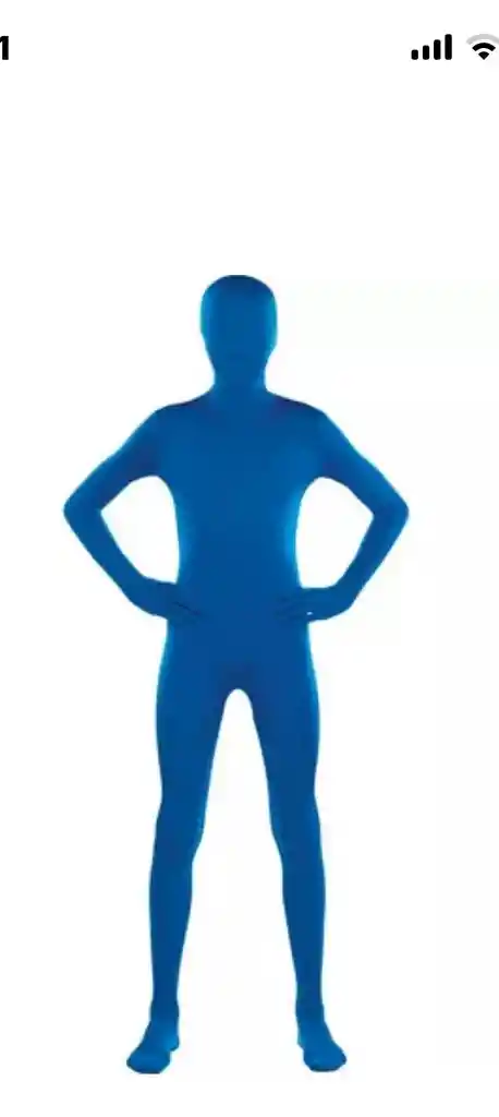 Disfraz Morphsuit Azul