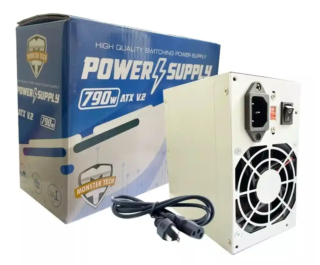 Fuente De Poder Atx 680 Watts V.2 Pc 20-24 Pin Sata Ide Alimentación Pc