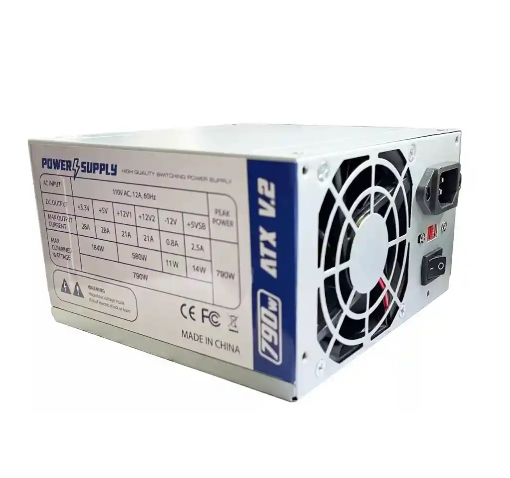 Fuente De Poder Atx 680 Watts V.2 Pc 20-24 Pin Sata Ide Alimentación Pc