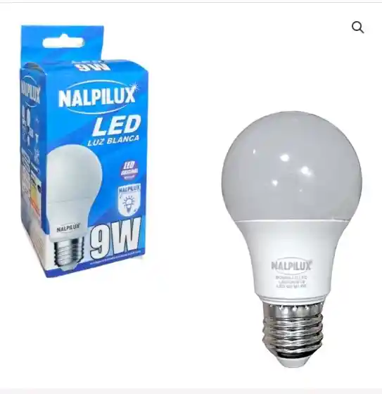 Bombillo Led Luz Blanca 9w Nalpilux