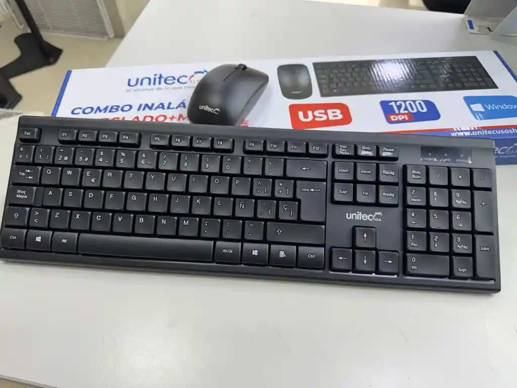 Combo De Teclado Y Mouse Inalámbrico