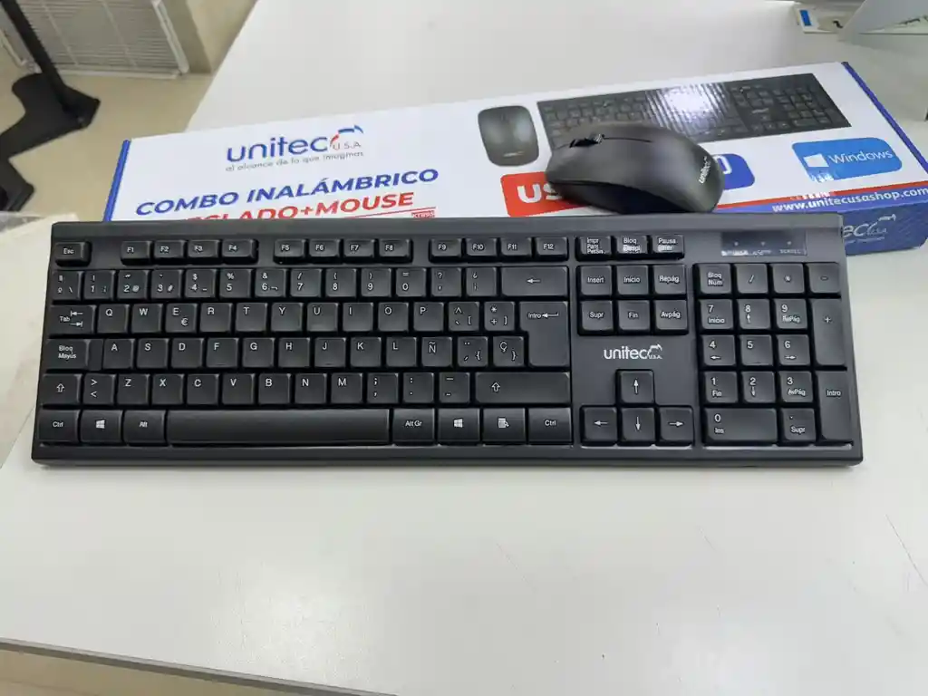 Combo De Teclado Y Mouse Inalámbrico