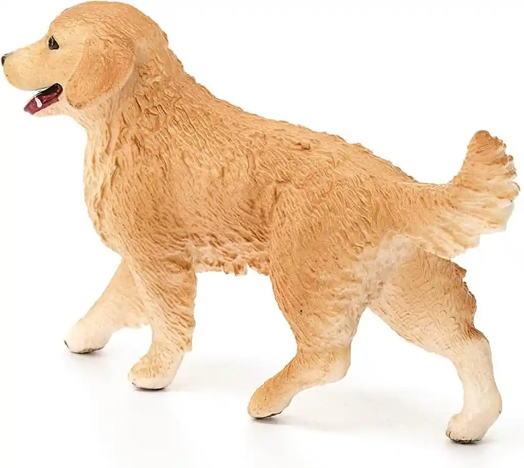 Figura Animales Golden Retriever Pintado A Mano Schleich