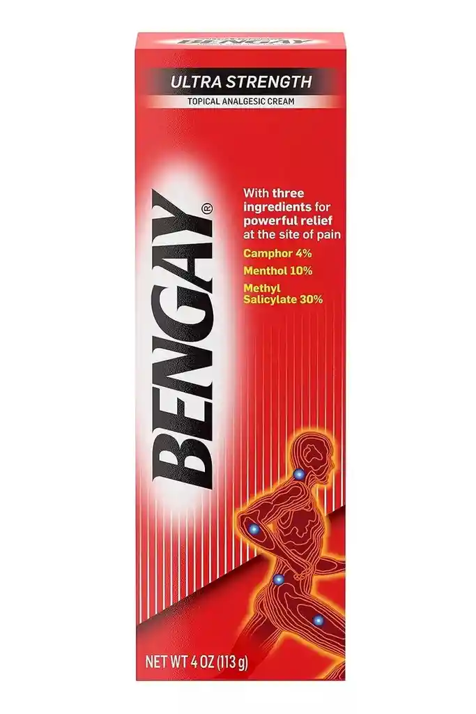 Bengay Ultrafuerte Crema Tópica Alivio De Dolor Muscular 113 Gramos