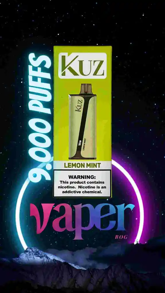 Kuz Vape Lemon Mint 9.000 Puffs