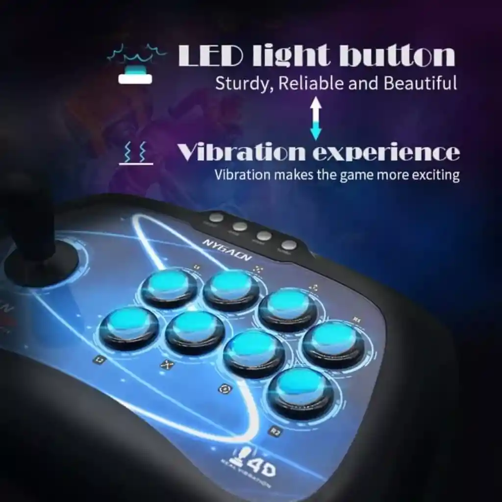 Joystick Arcade Compatible Ps3 Ps4 Pc Android Retro Nygacn