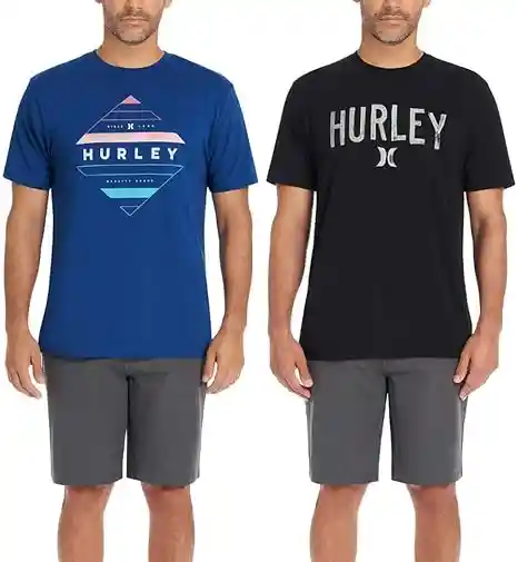 Hurley Paquete De 2 Camisetas Talla M