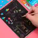 Libro Agenda Para Dibujar Raspar Y Colorear Raspa En Colores