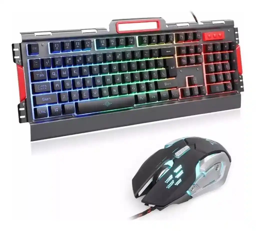 Teclado Para Pc Gamer Set Mouse 6 Botones Edicion Especial