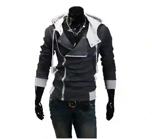 Buso Chaqueta Cierre Lateral Gnrc-gris Oscuro