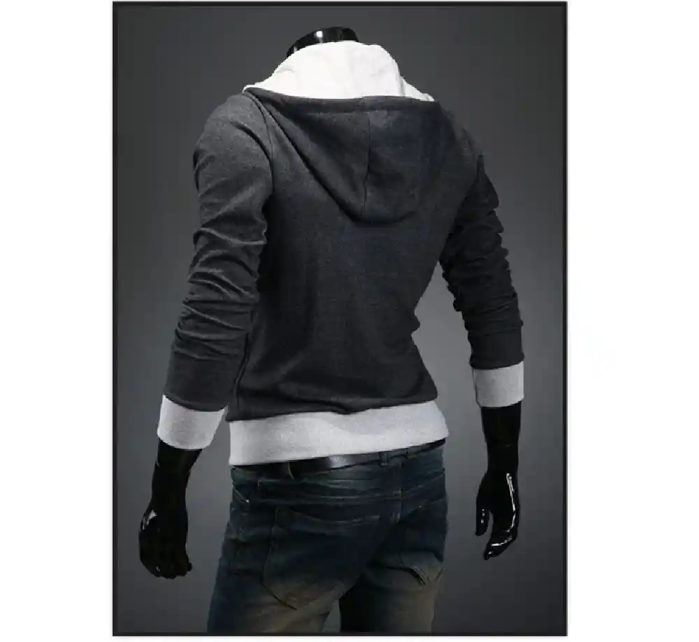 Buso Chaqueta Cierre Lateral Gnrc-gris Oscuro