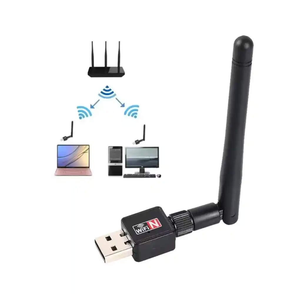 Expande Tu Conexión Wifi Adaptador Usb Nano Inalámbrico Micro Wifi 1200 Mbps Driver