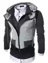 Chaqueta Hombre Gnrc Buso Doble - Gris Oscuro