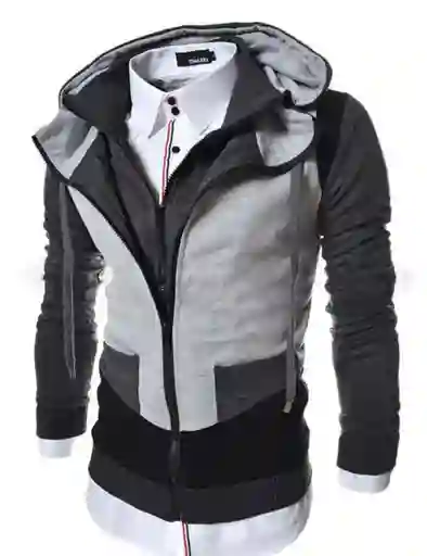 Chaqueta Hombre Gnrc Buso Doble - Gris Oscuro