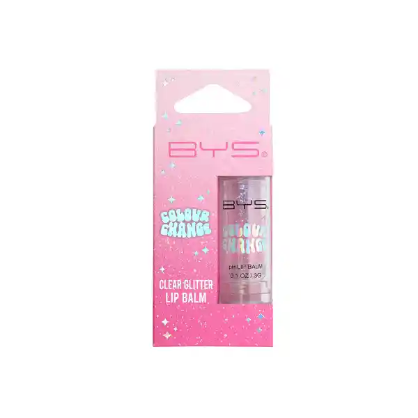 Bálsamo Labial Bys Colour Change Ph Clear Glitter Lip Balm