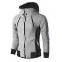 Chaqueta Hombre Gnrc Buso Doble - Gris Claro