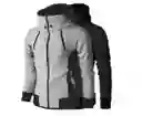 Chaqueta Hombre Gnrc Buso Doble - Gris Claro