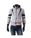 Chaqueta Hombre Algodon Perchado Gnrc Buso Colmillos - Gris