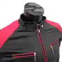 Chaqueta Hombre Cuero Sintético Lineas-negro