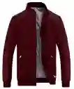 Chaqueta Hombre Cuero Drill - Vino